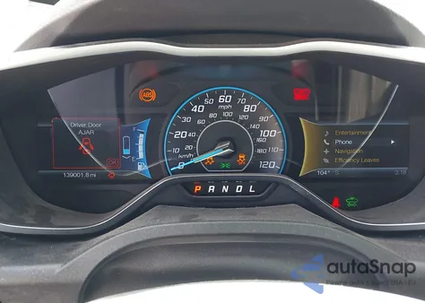 2014 Ford C-Max Hybrid Sel z USA, uszkodzony, nr VIN 1FADP5BU4EL505691